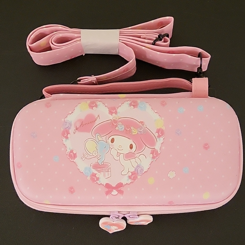 Pink My Melody 40th Anniversary) Nintendo Switch Lite Crossbody Bag